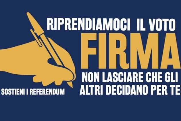 Cremona, nel weekend gran finale della raccolta firme per i referendum