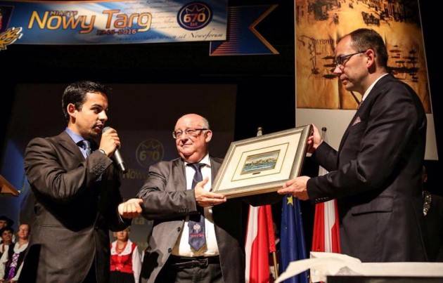 Giubileo Nowy Targ Daniele Marconcini , Vice Presidente di Filitalia International, presente alle celebrazioni.