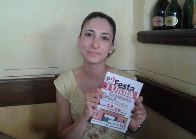 (Video) La Nuova Festa Unità 2016 del PD di  Cremona Intervista ad Eleonora Sessa
