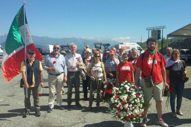 Anche Franco Bordo (Sinistra Italiana) a Colle del Lys per ricordare i Partigiani