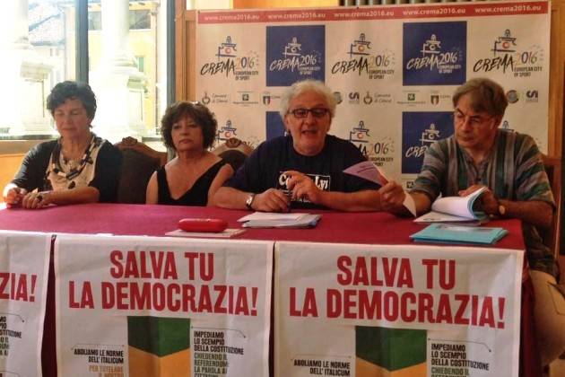 Crema, appello del Comitato per il No alla Riforma Costituzionale