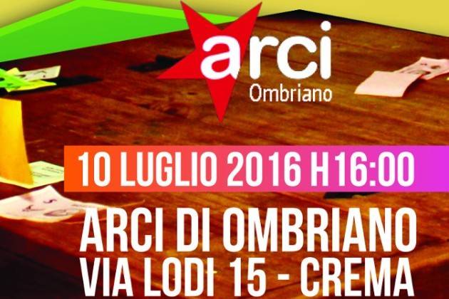 Crema, domenica al Circolo Arci Ombriano pomeriggio di ‘Giochi senza Frontiere’