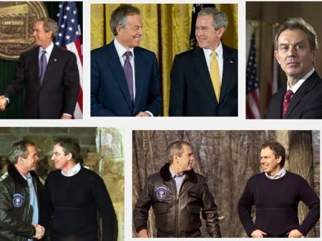 Accertato Per la guerra in Iraq non vi erano valide ragioni Blair e Bush non possono cavarsela con nulla