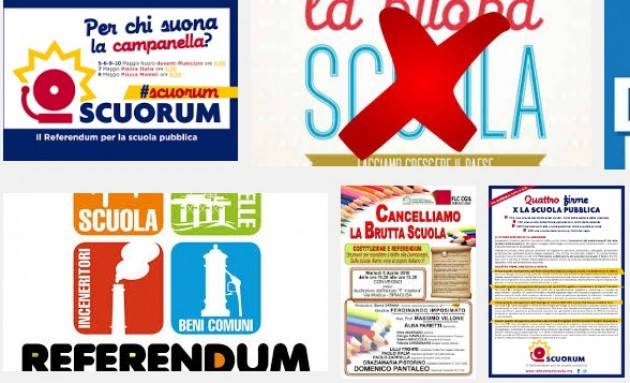 La telefonata con Valenti Laura  Referendum scuola depositate due milioni di firme 