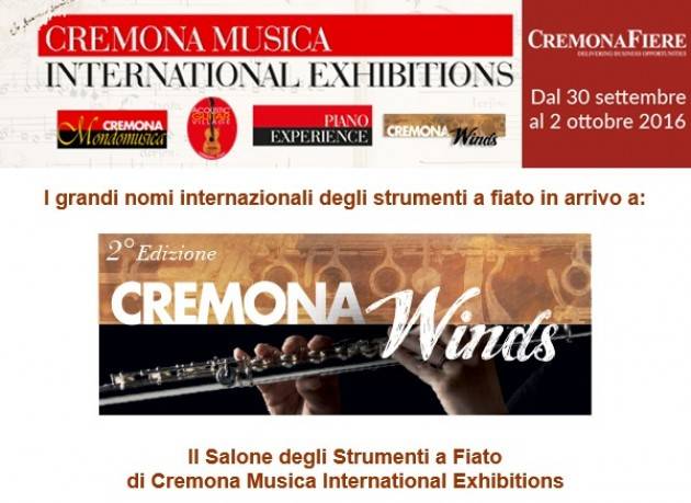 Il Salone degli Strumenti a Fiato di Cremona Musica International Exhibitions