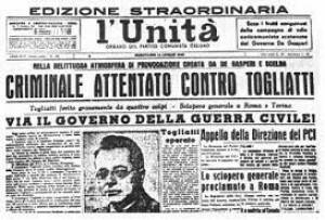 AccaddeOggi #14luglio 1948 A Roma attentato a Palmiro Togliatti