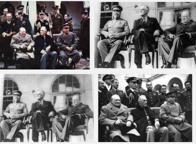 AccaddeOggi  17 luglio 1945 - Seconda guerra mondiale: Conferenza di Potsdam fra Stalin, Roosevelt e  Churchill