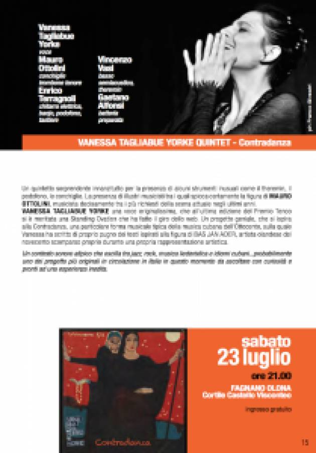 JAZZaltro con Vanessa Tagliabue Yorke Quintet