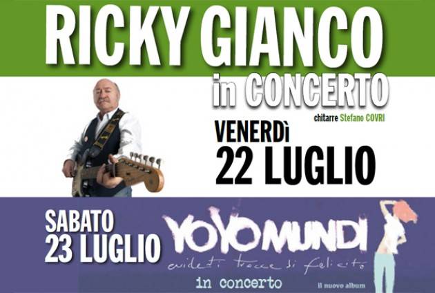 Ricky Gianco in concerto al Verri  