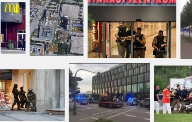 (Video) Iperterrorismo a Monaco di Baviera. 10 morti e 16 feriti .Il killer, 18 anni, iraniano nato in Germania