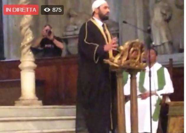 Lotta al terrorismo  Gli imam di Roma partecipano alla messa a Santa Maria in Trastevere