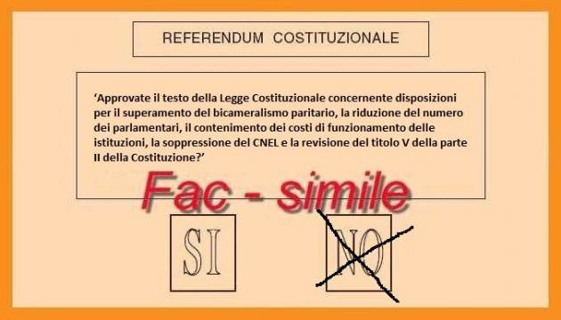 Referendum Costituzionale : ‘Quando gli altri volano basso, è tempo di volare alto’ di Marco Pezzoni