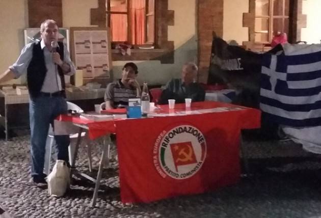 Paolo Ferrero è intervenuto alla Festa di Rifondazione a Crema