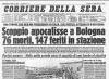 AccaddeOggi  #2agosto 1980 – Italia bomba  fascista alla stazione di Bologna 