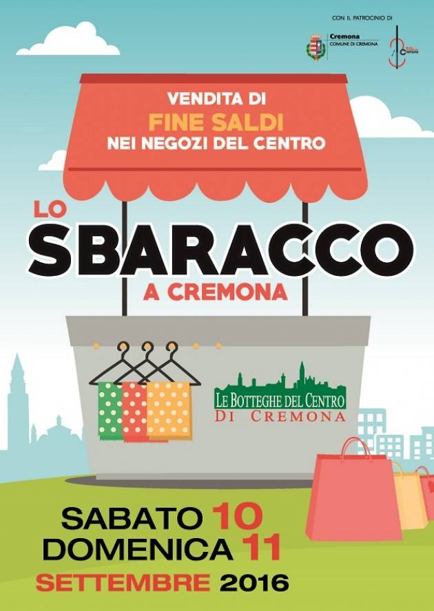 A Cremona 'Lo Sbaracco' torna sabato 10 e domenica 11 settembre.