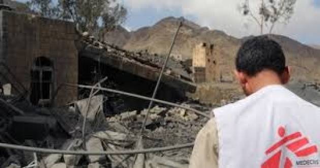 Yemen, bombardato ospedale sostenuto da Medici senza frontiere