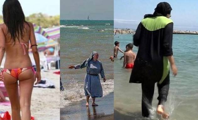 Bikini o Burkino il popolo di facebook è diviso Il Burkino è un simbolo religioso?