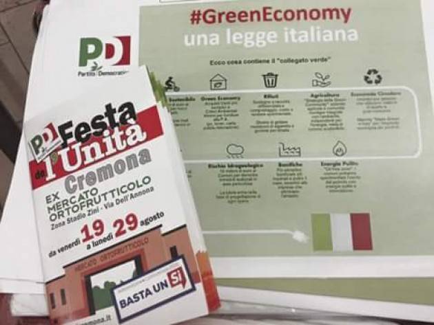 Ettore Rosato ospite stasera (lunedì 22) alla Festa dell’Unità di Cremona Si parlerà di Referendum Costituzionale