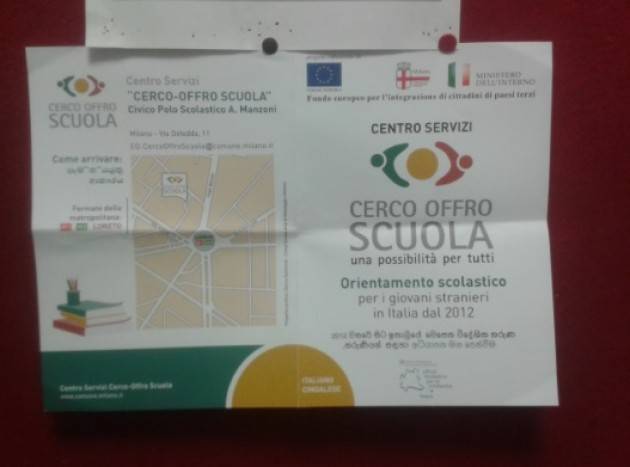 Milano Educazione Oltre 450 ragazzi stranieri aiutati dal servizio ‘Cerco-Offro-scuola’