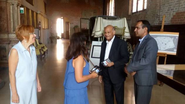 Cremona Conclusa la mostra sul Pakistan con la visita poeta pakistano Anwar Masood