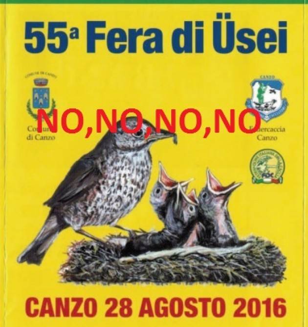 NO alla Fera di Usei a Canzio