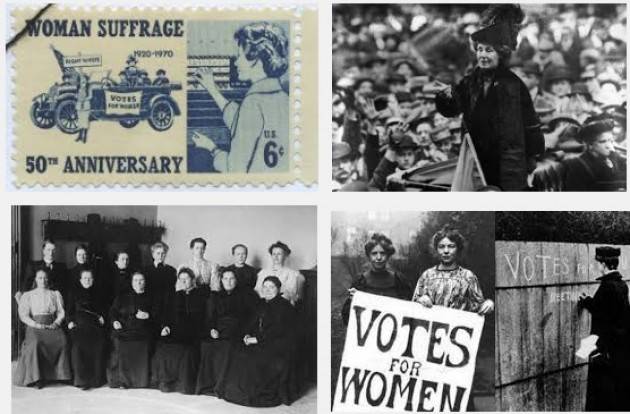 AccaddeOggi   26 agosto 1920 – Il XIX emendamento della Costituzione Statunitense concede alle donne il diritto di voto