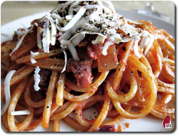 La specialità di Amatrice Gli spaghetti all’Amatriciana