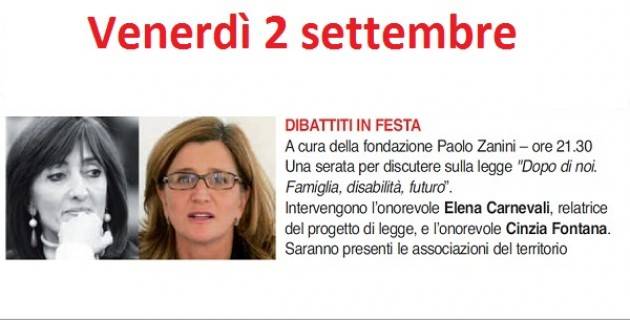 La Festa Unità di Crema al Podere Ombrianello continua fino a lunedi 5 settembre