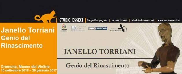 Le settimane che precedono l’inaugurazione della mostra Janello Torriani a Cremona