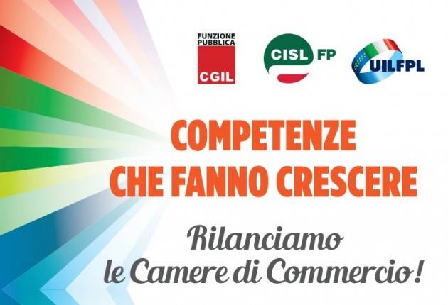 Riforma Camere di Commercio Manifestazione a Roma il 29 settembre 2016  di Cgil-Cisl-Uil