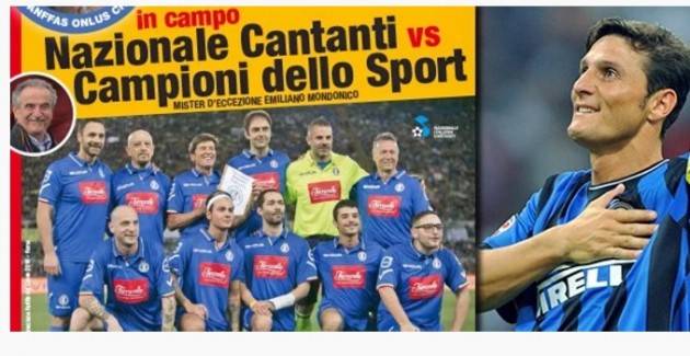 Crema Nazionale Cantanti e Javier Zanetti Il prossimo 12 ottobre