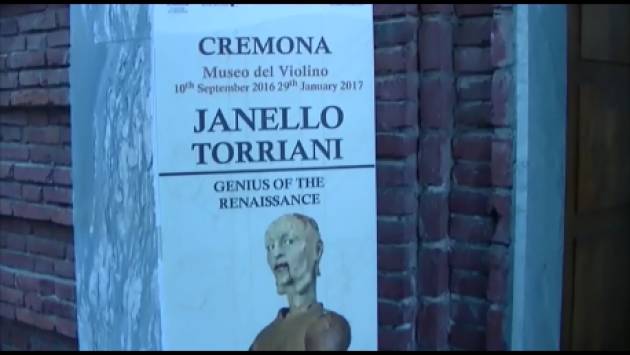 (Video) Cremona Galimberti presenta la grande mostra su Janello Torriani , genio del rinascimento