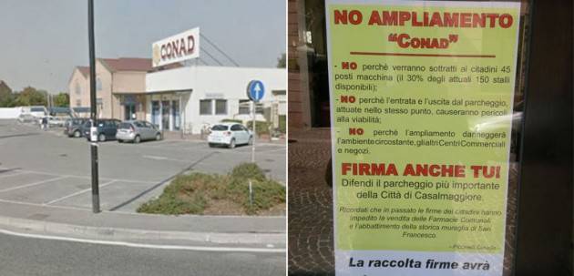 Casalmaggiore Opponiamoci all’ampiamento del Conad di Annamaria Piccinelli