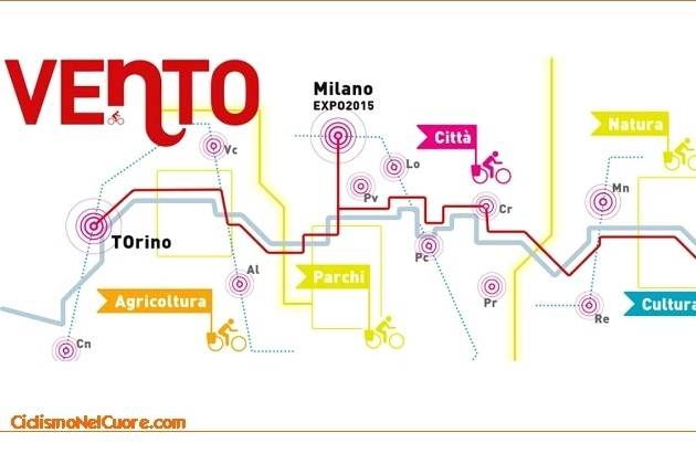 Cremona, il 21 settembre la città sarà tappa di VENTO Bici Tour 2016