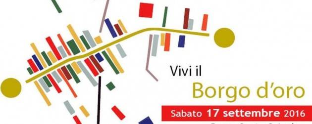 Sabato 17 ultimo appuntamento con Vivi il Borgo d’Oro