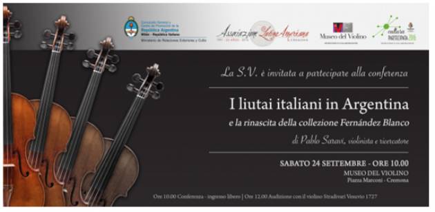 A Cremona I liutai italiani in Argentina e la rinascita dalla Collezione Fernández Blanco
