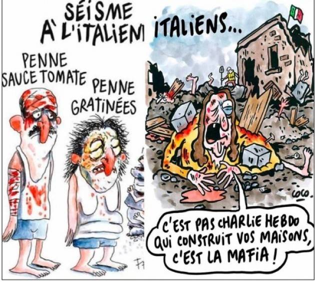 Sondaggio L’87,71% è d’accordo che Amatrice abbia querelato Charlie Hebdo per le vignette sul terremoto