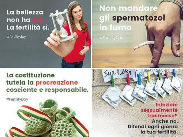 Dove è finito il ‘Fertility Day’ della Ministra Beatrice Lorenzin ? Intanto parte il ‘Fertility Fake’