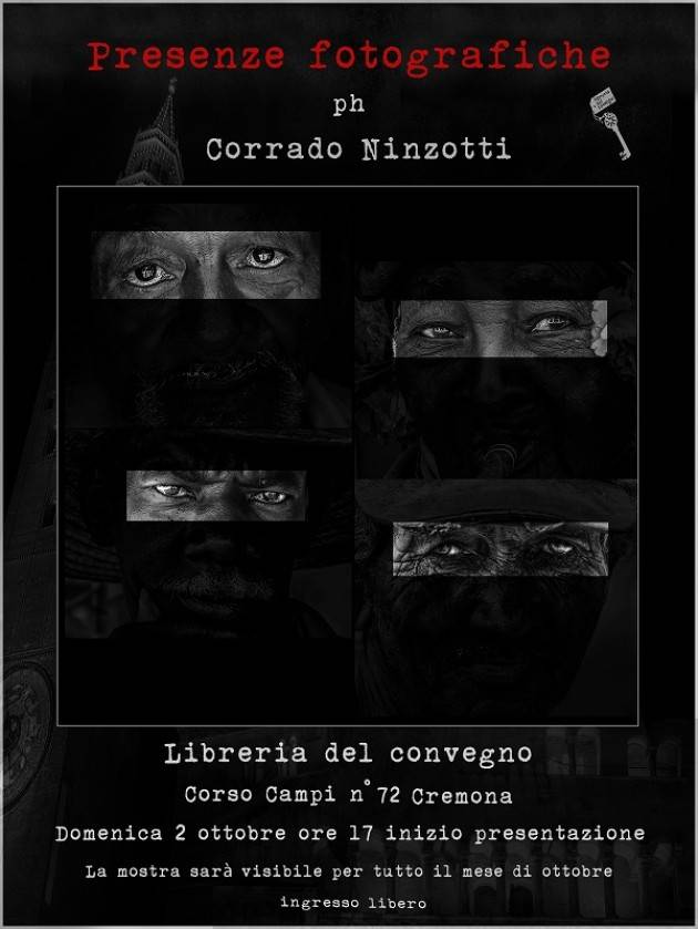 Cremona Alla libreria del Convegno presentazione mostra fotografica di Corrado Ninzotti