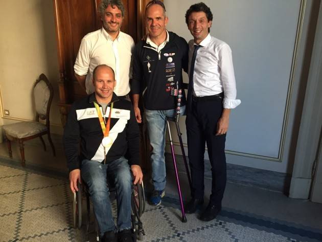 Cremona In Comune i campioni Efrem Morelli (Paralimpiadi di Rio) e Altea Cadenazzi (Mondiali Wako)