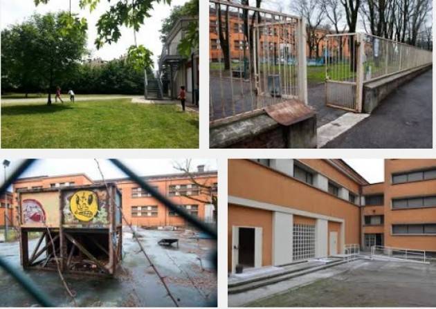 Nel cortile della scuola Bissolati i bimbi giocano fra gli escrementi dei cani