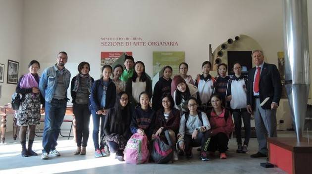 Crema Dopo visita a Nanning  Studenti cinesi ospiti dell'istituto Pacioli
