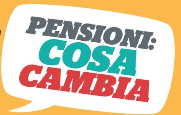 Pensioni Cosa cambia Un volantino della Cgil