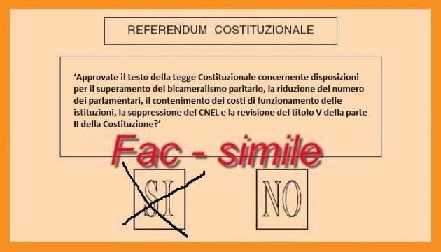 Referendum Costituzionale Interessante le argomentazioni del NO Ma io voto SI