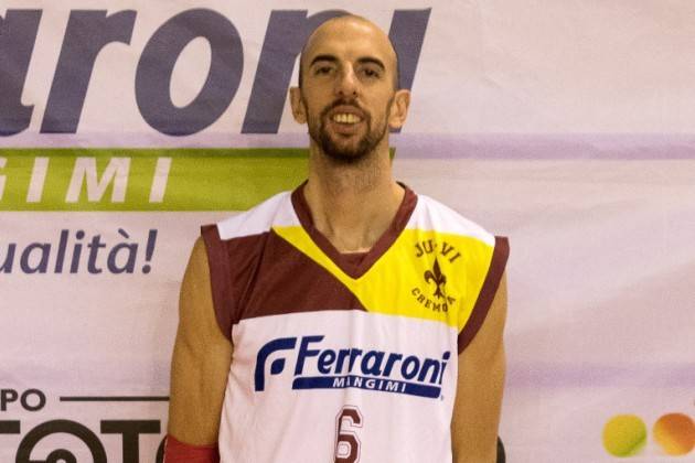 Cremona, Juvi Basket: si ferma il capitano Cazzaniga