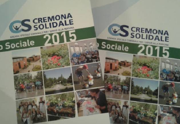 Azienda Cremona Solidale Presentato il Bilancio Sociale 2015