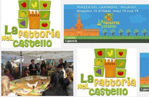 La Fattoria nel Castello: domenica 16 ottobre a Milano nella piazza del Castello Sforzesco