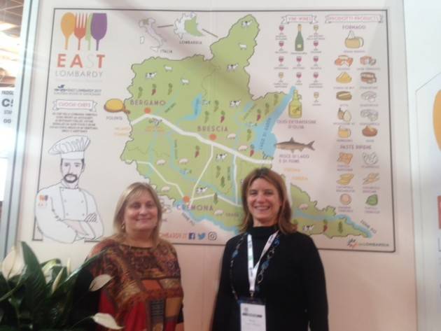 Il brand EAST Lombardy presentato al TTG di  Rimini  per Cremona  Presente Barbara Manfredini 