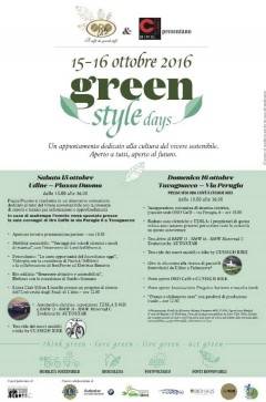 Sabato 15 e domenica 16 ottobre 2016 Udine ospita i Green Style Days