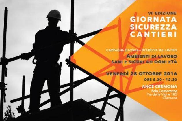 Cremona, presentazione della Giornata della Sicurezza nei Cantieri 2016
